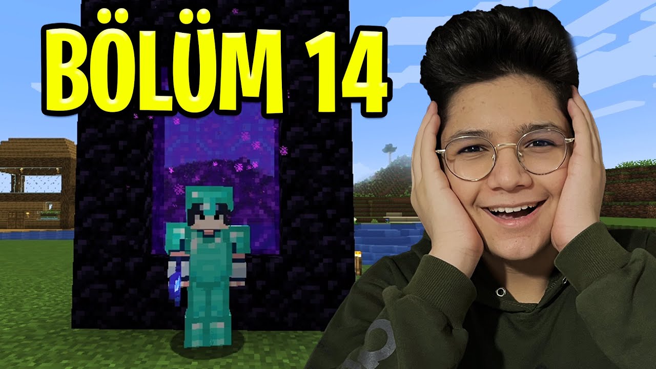 NETHER'E GİTTİK😱 MİNECRAFT 14. BÖLÜM