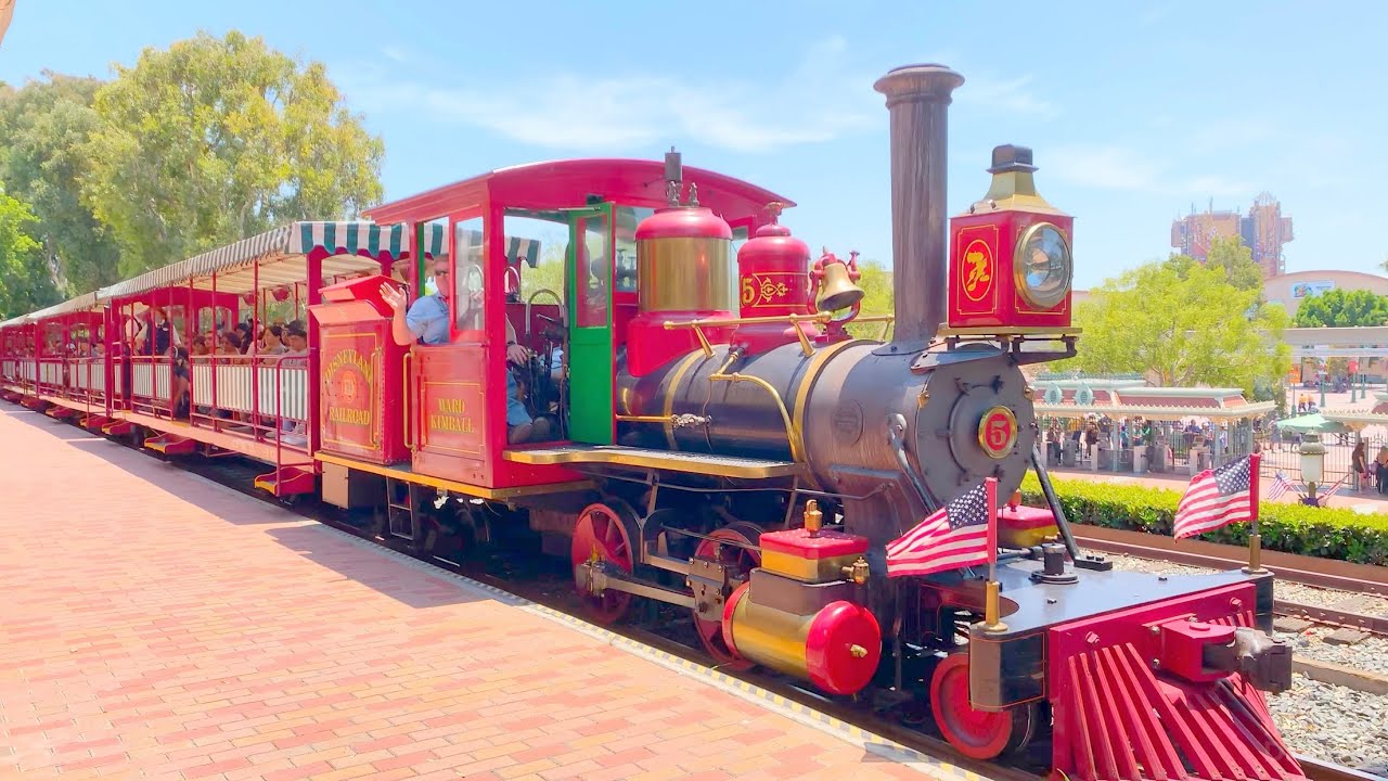 [4K] FULL Disneyland Railroad 2021 Grand Circle Tour! - FRONT ROW!