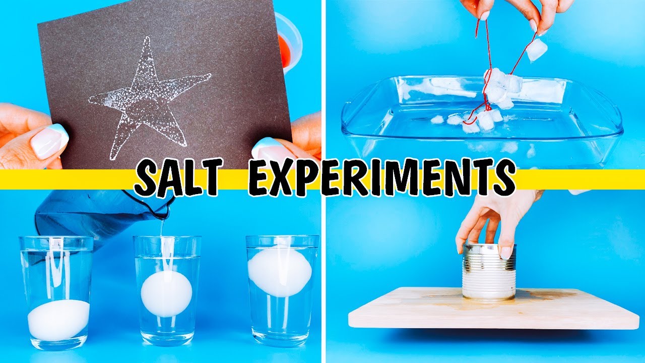 Salt experiments to do at home | Kitchen Science