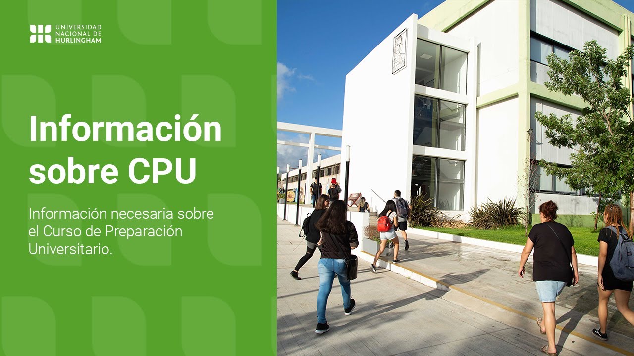 Video informativo sobre el Curso de Preparación Universitario