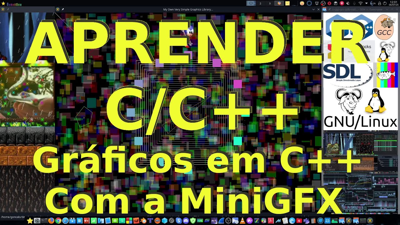 Apresentação da MiniGFX - Biblioteca Gráfica 2D em C++ com SDL2 (para o meu Curso de C/C++)