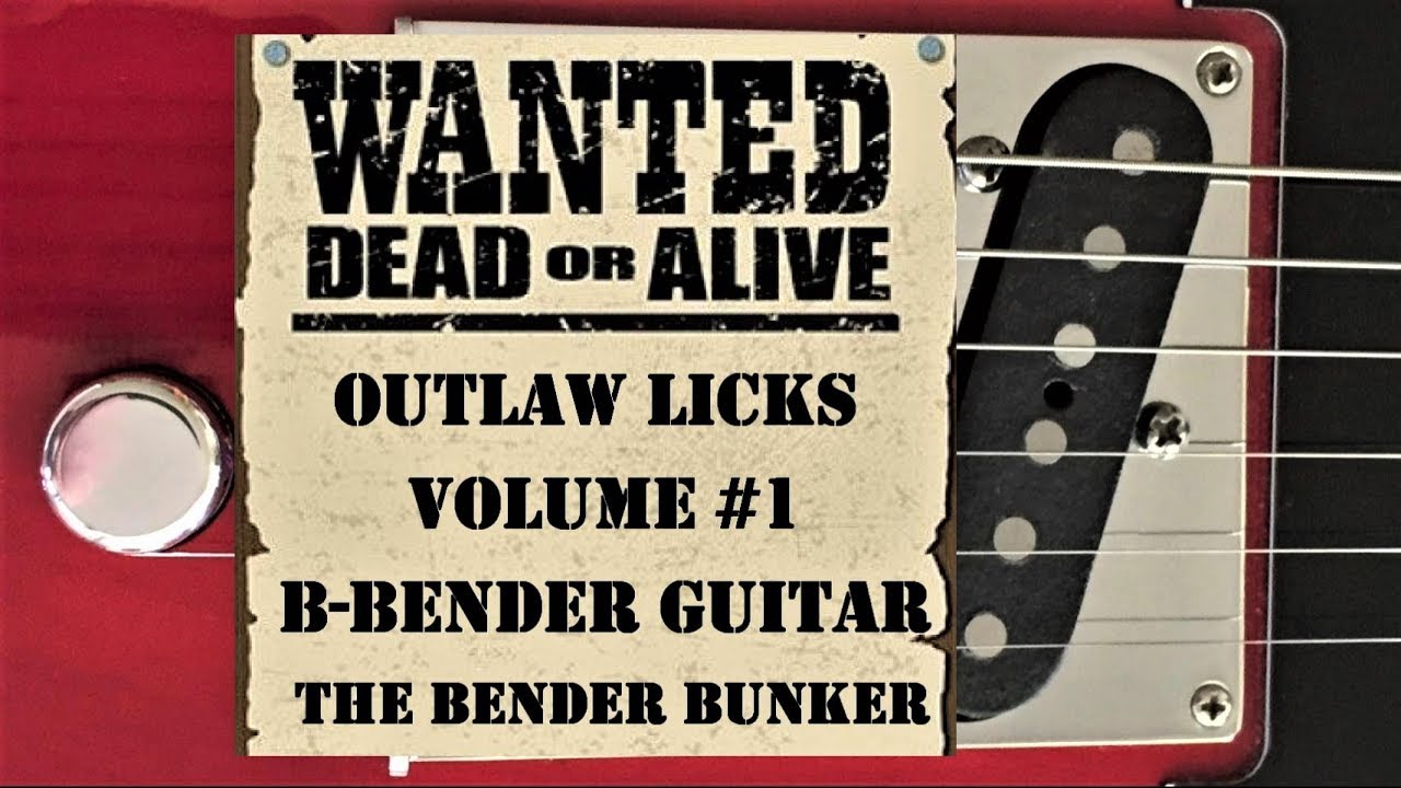 B-Bender Guitar Lesson - Outlaw Licks #1