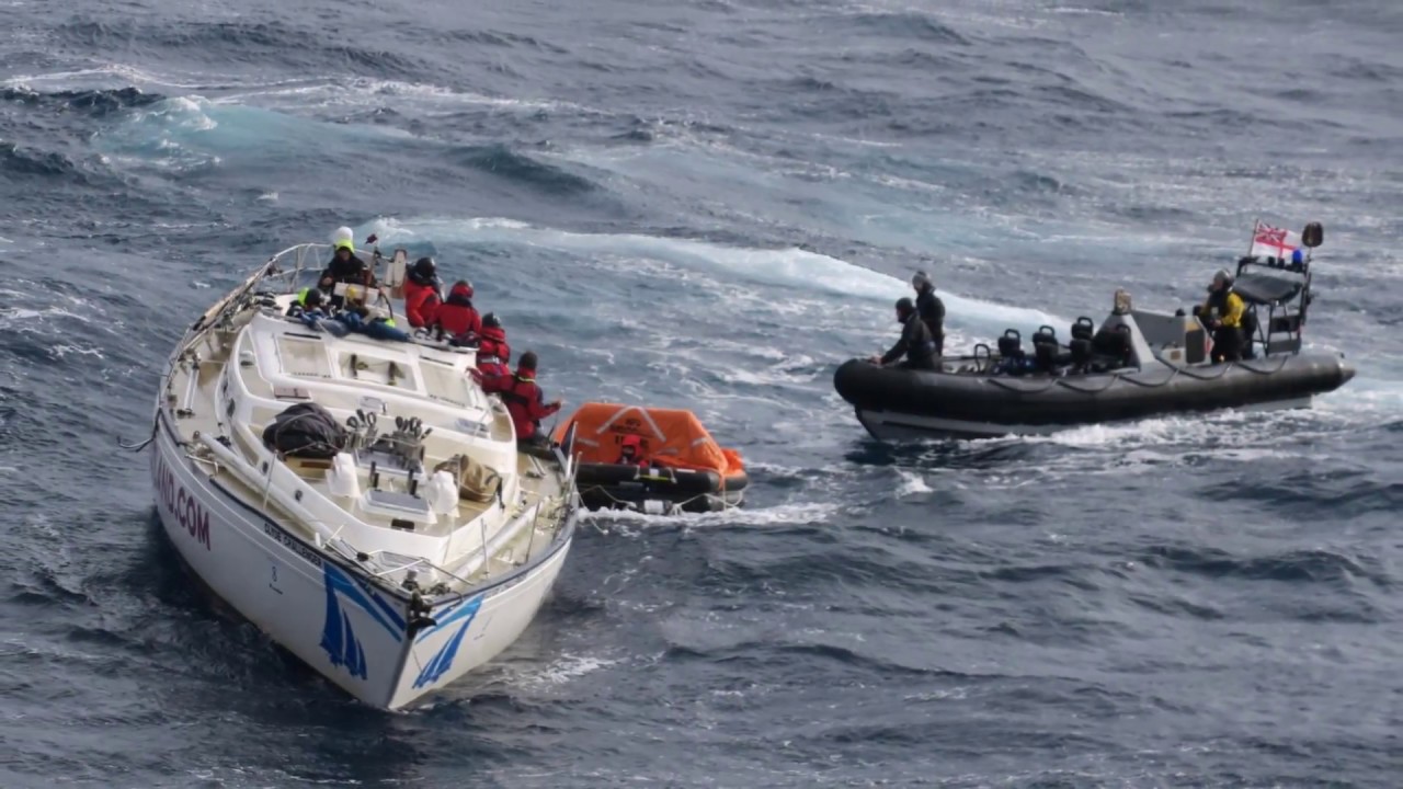 Dramatic rescue while I was sailing across the Atlantic Feb 2017