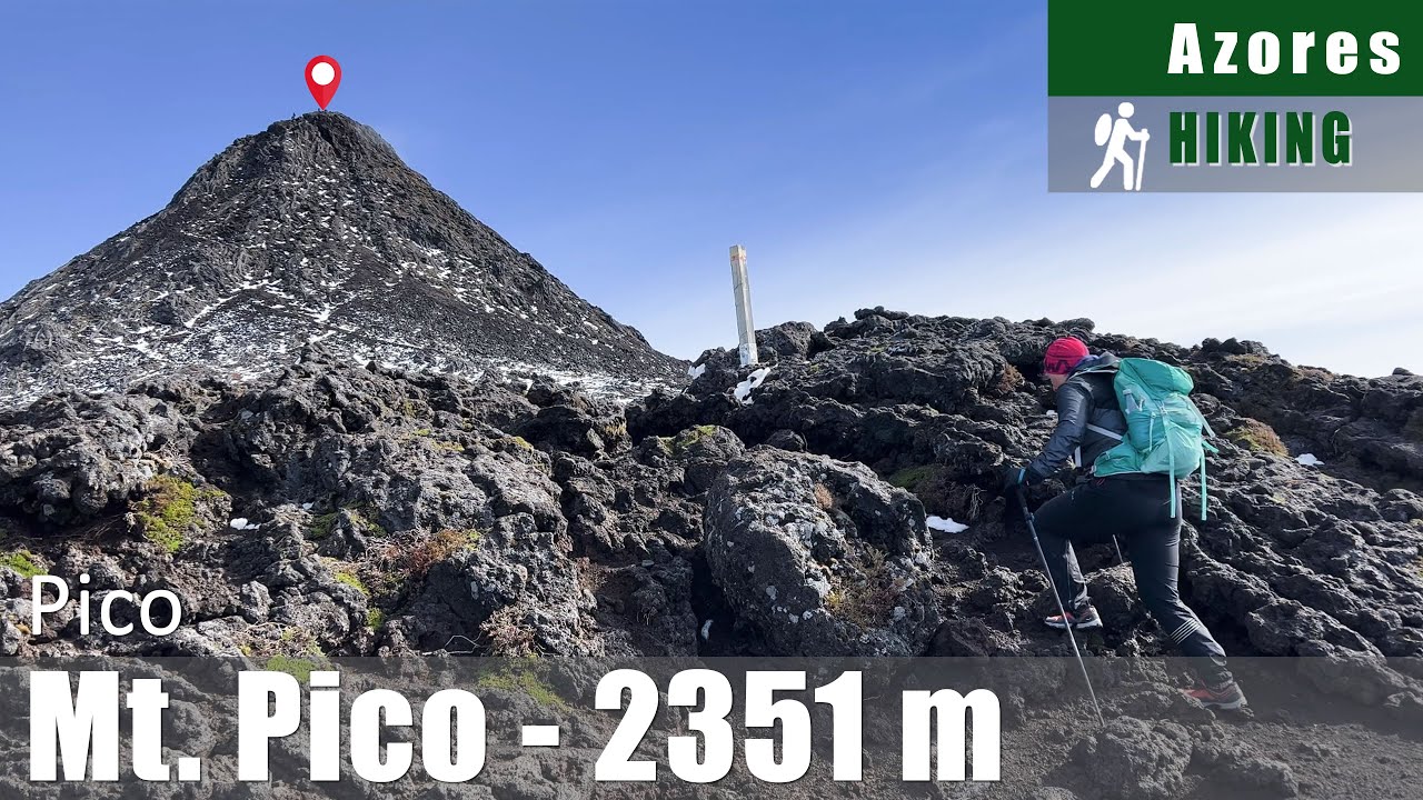 Mt. Pico - top of Portugal. Azores