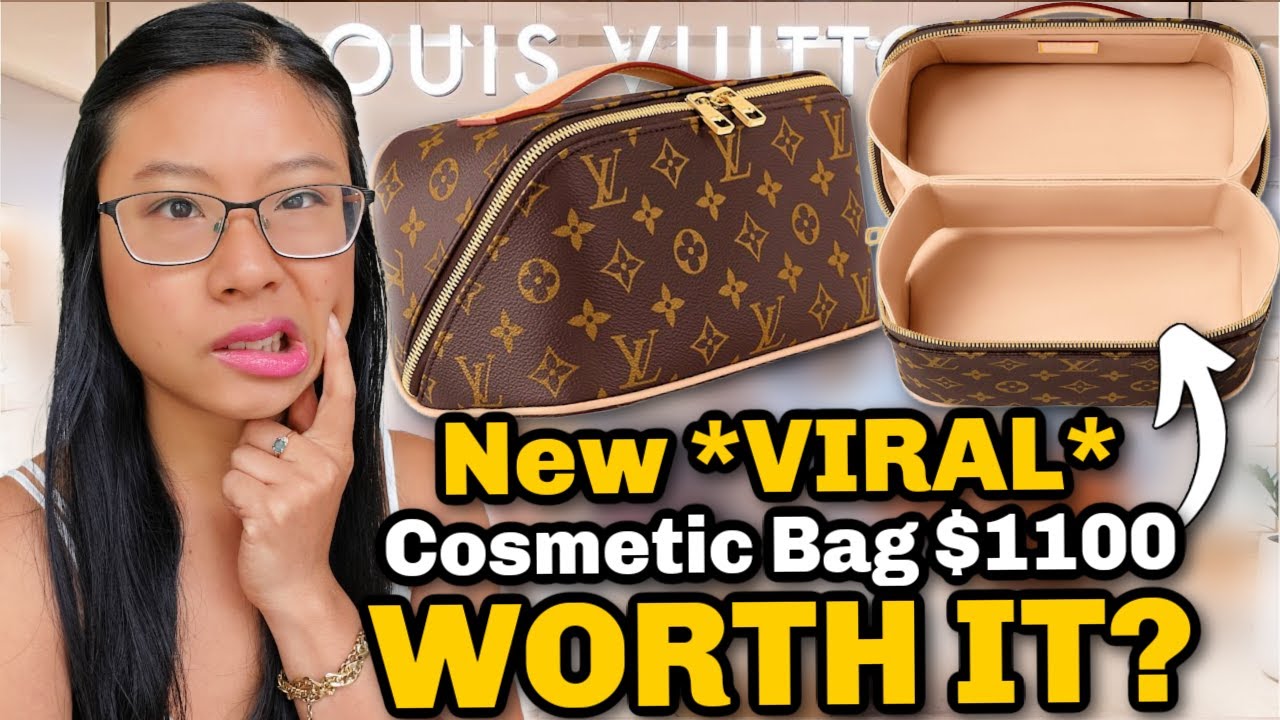 Should You Buy The *NEW* Louis Vuitton 2 COMPARTMENT TOILETRY BAG?  Are Luxury Cosmetic Bags A Scam?