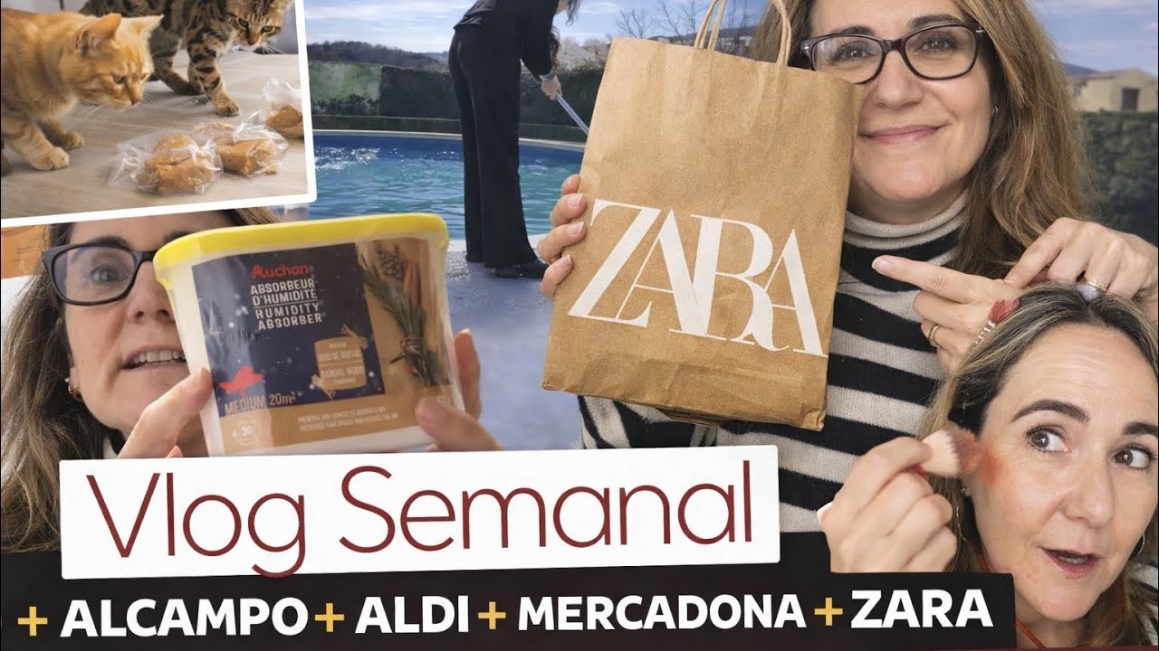 VLOG #7. 🛍️ Zara, compras útiles para casa y vida real sin filtros #vlog #compras #vidareal 