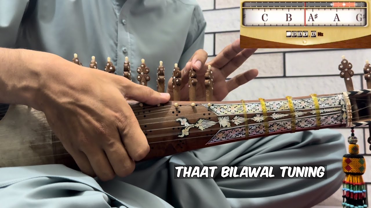 Thaat Bilawal In Rabab|Sargam and Tuning|Full Setting of Rabab Learning. @Rabab Skills.