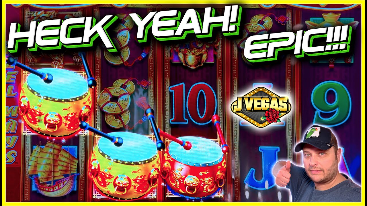 EPICNESS!!! Gotta Love A Dancing Drums Explosion JACKPOT! Old Faithful!