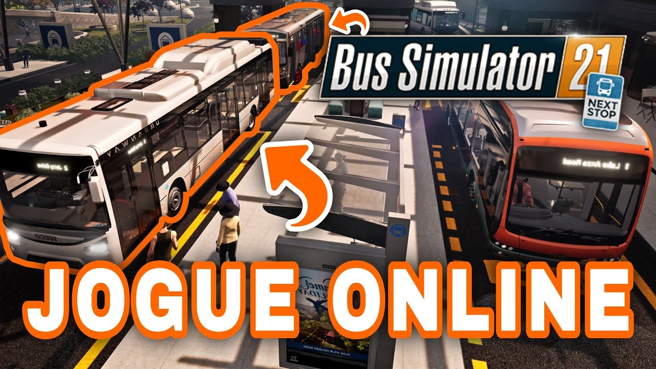 COMO JOGAR BUS SIMULATOR 21 ONLINE COM OS AMIGOS! #bussimulator #multiplayer #online