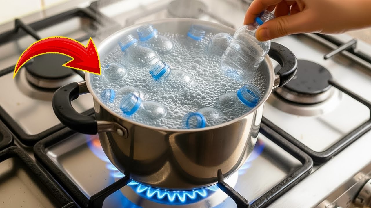 ŚWIETNY POMYSŁ😱!! Miliony ludzi nie wiedzą, że gotowanie plastikowych butelek to kopalnia złota.