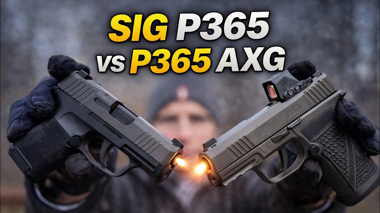Sig P365 9mm против P365 AXG — стоит ли покупать?