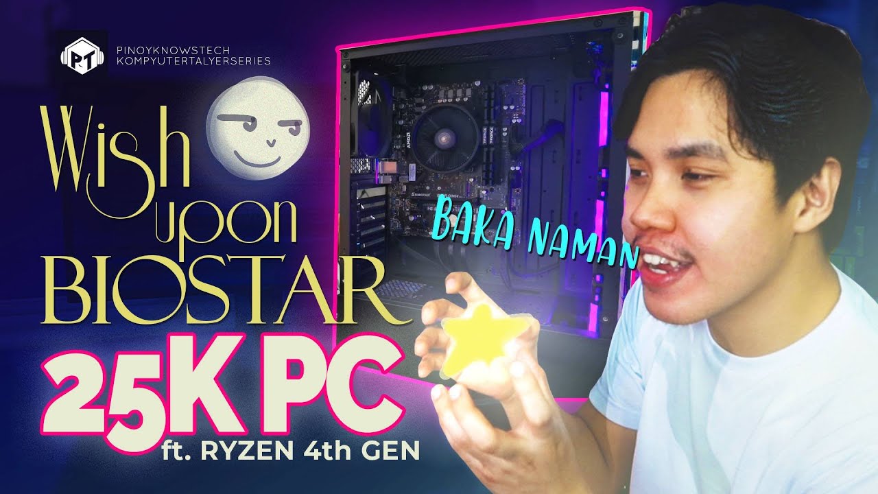 Biostar B550MH Motherboard + AMD Ryzen 3 PRO 4350G APU - Kompyuter Talyer Series