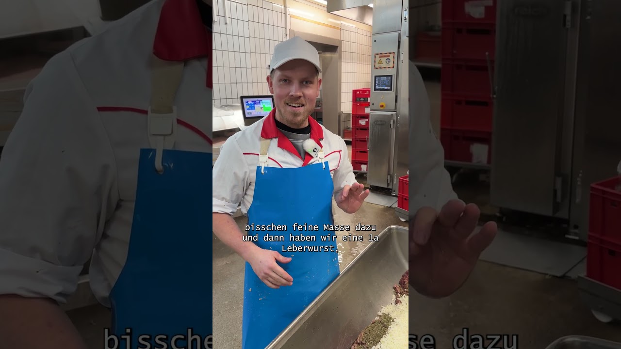Heute machen wir mal grobe Leberwurst  #metzgerei #fleisch #wurst