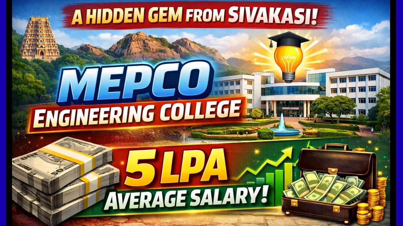 TNEA 2026 | Mepco Schlenk Engineering College, Sivakasi | Placements & Fees and Complete Details