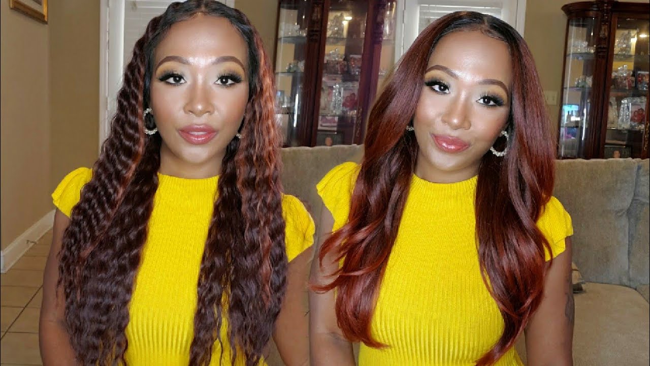 Outre Synthetic Melted Hairline Lace Front Wig - KAMIYAH and Outre LILYANA