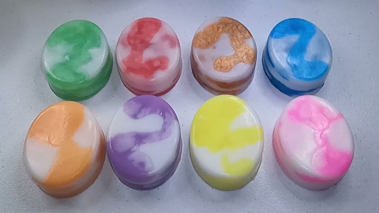 Cutting Soft Glycerin Soap ASMR (No Talking)