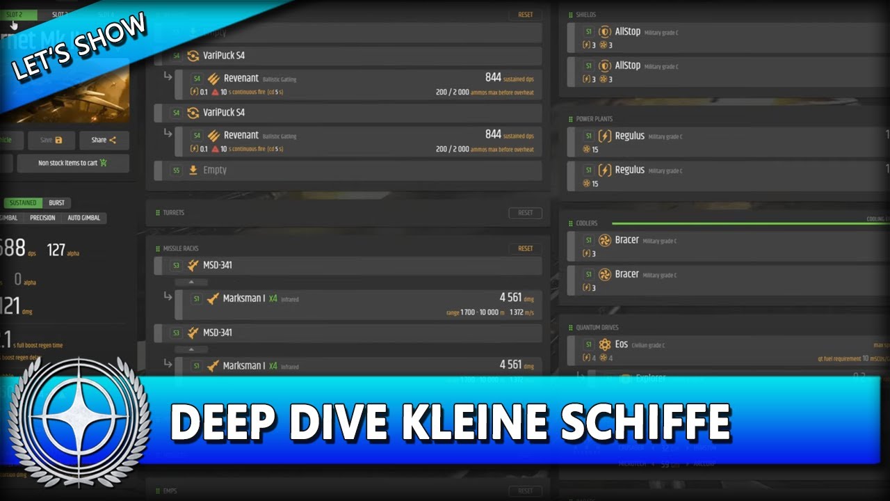 DEEP DIVE RAUMSCHIFFE PART I JÄGER ⭐ STAR CITIZEN ALPHA 4.2.1