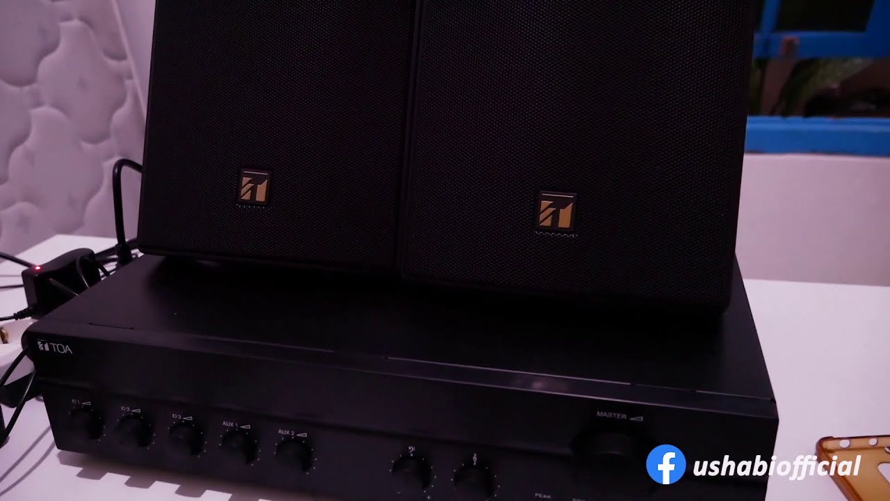 CARA PASANG SPEAKER TOA ZS 1030B dan Ampli ZA2240