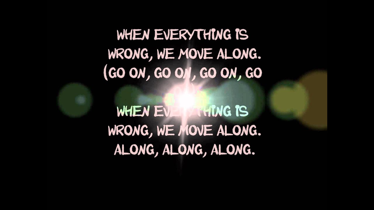 The All-American Rejects - Move Along (Lyrics)