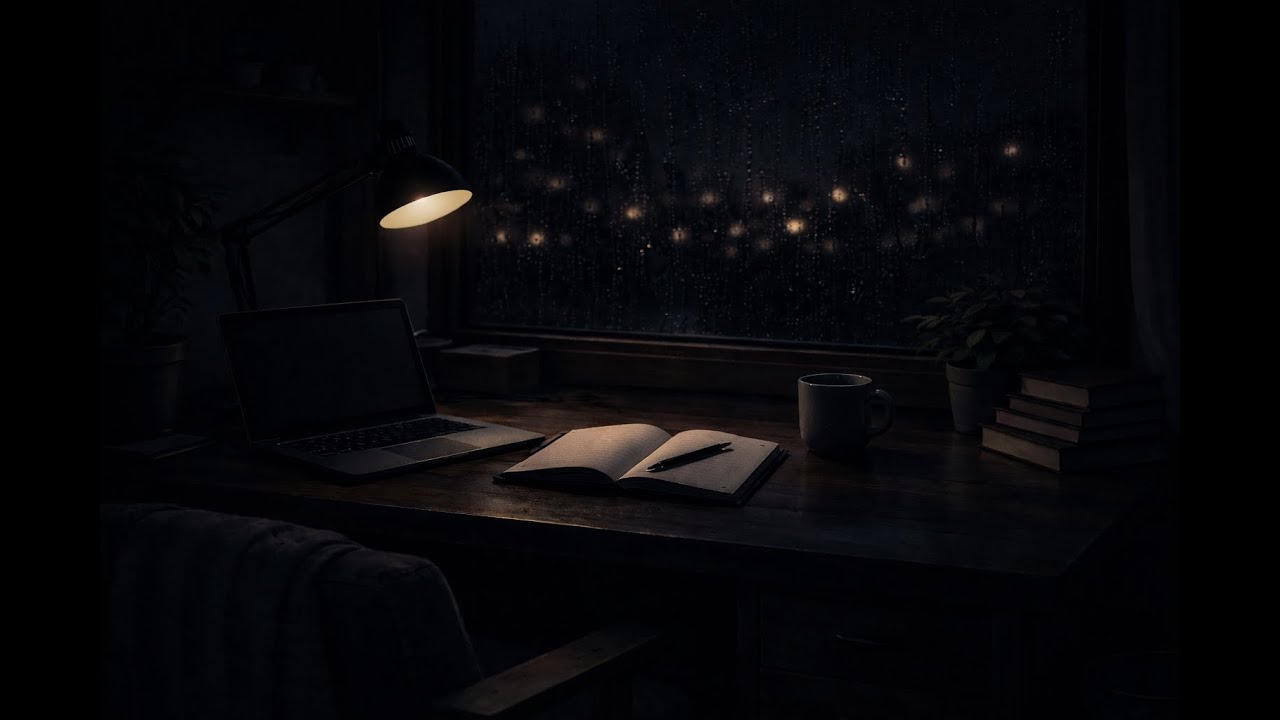Dark Night Focus – Deep Lo-Fi for Night Work (8 Hours, No Vocals)