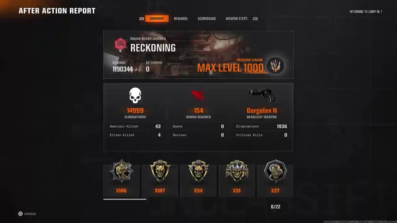 Reckoning No Jug NG NS 121+