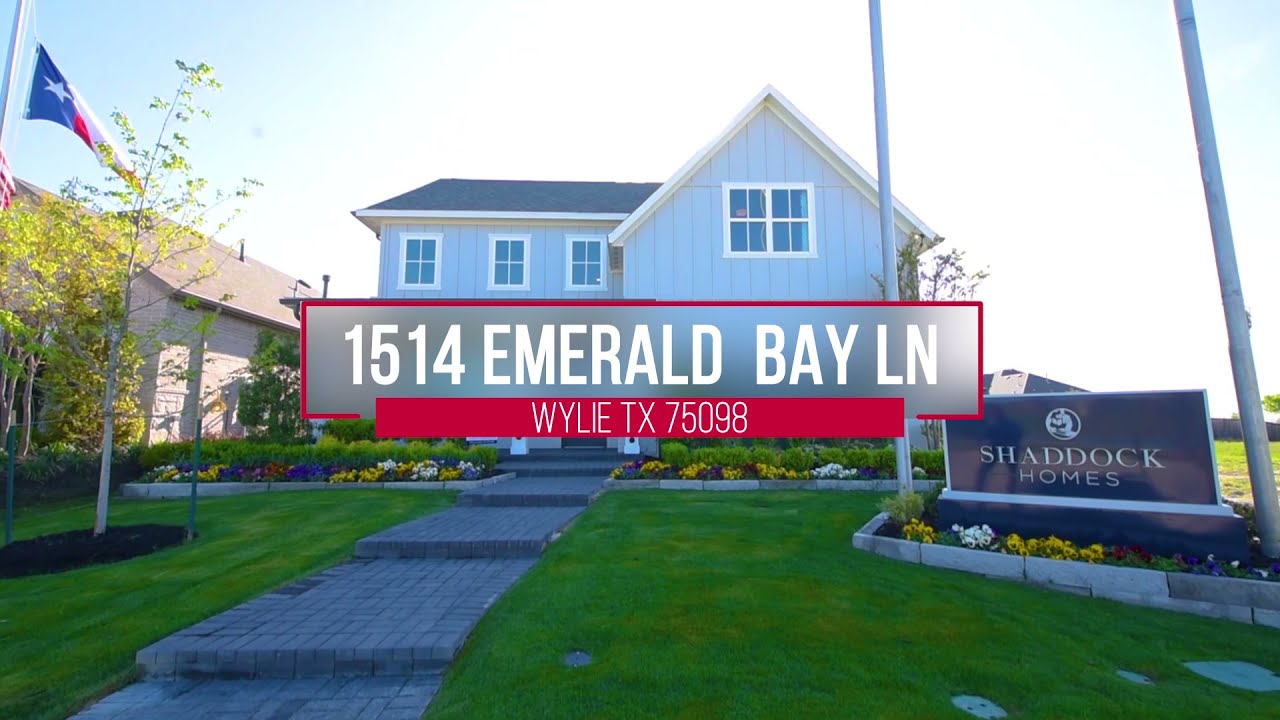 Briar 4454 Plan // 1514 Emerald Bay Lane, Wylie in Inspiration Texas // Shaddock Homes Model