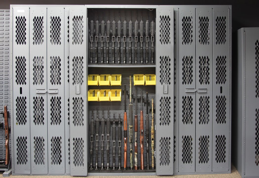 Model 84 Gun Cabinet - 24 Rifle & 24 Handgun Storage