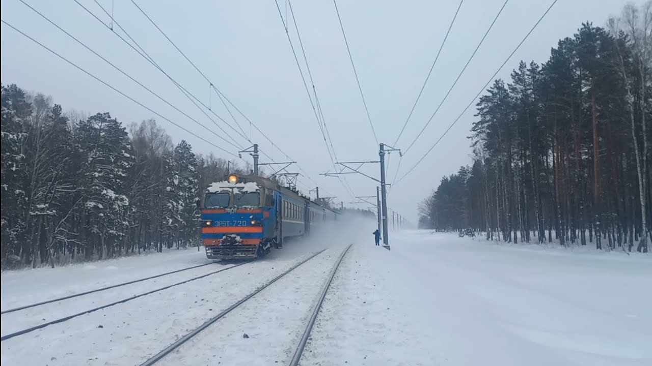 ЭР9Т-720    перегон Бобруйск - Мирадино 