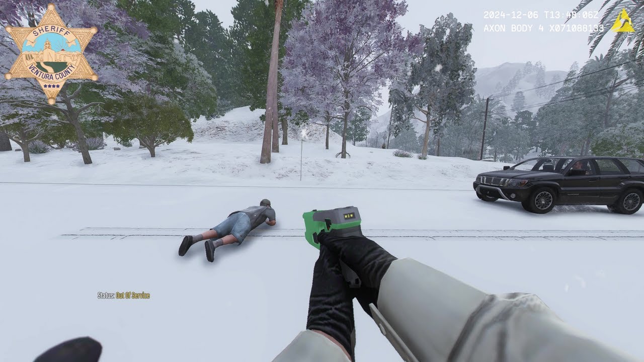 Ventura County, The First Snow Leaving Multiple Bike Chase Across The County, VCSO | GTA V LSPDFR