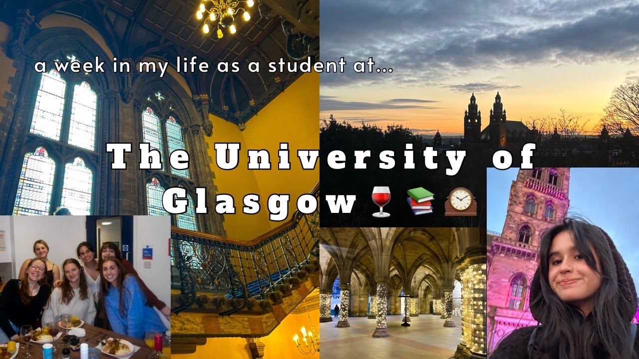 a week in my life as a student of the university of glasgow📚🍷🎄🕰️ december!