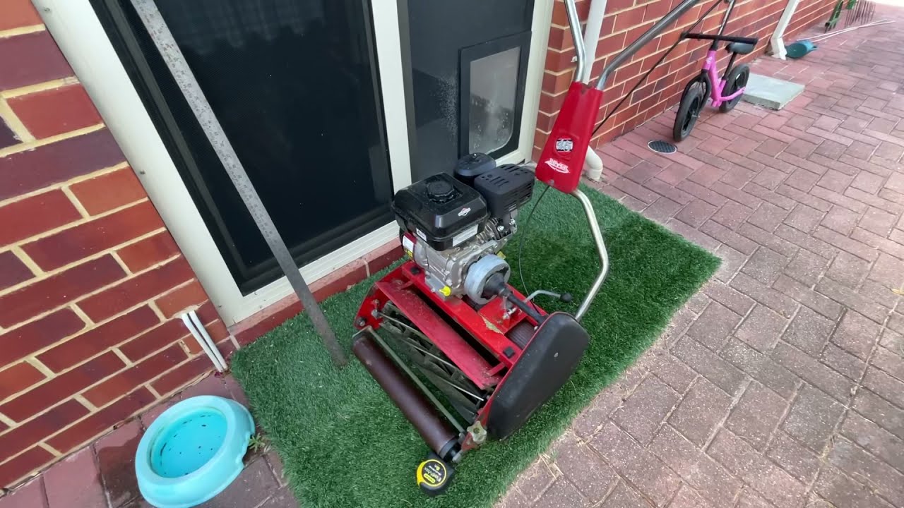 How to measure HOC (height of cut) on a cylinder mower