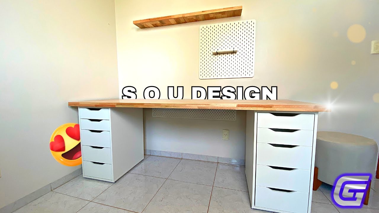 MELHORANDO MEU SETUP, MESA DA SOU DESIGN  - COMO MONTAR