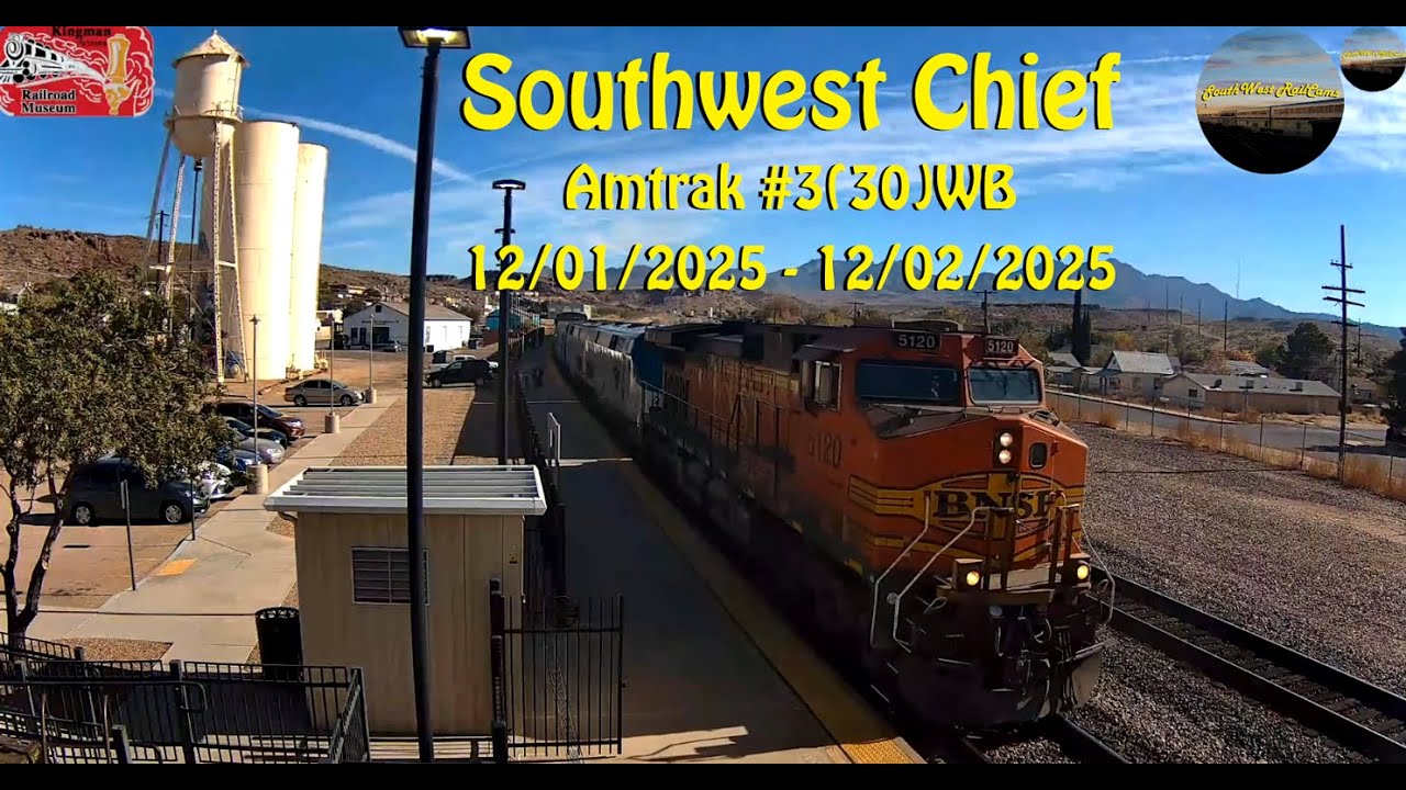 A3(30) WB Southwest Chief (BNSF5120-168-14 x 7) | 2025/12/01 - 2025/12/02