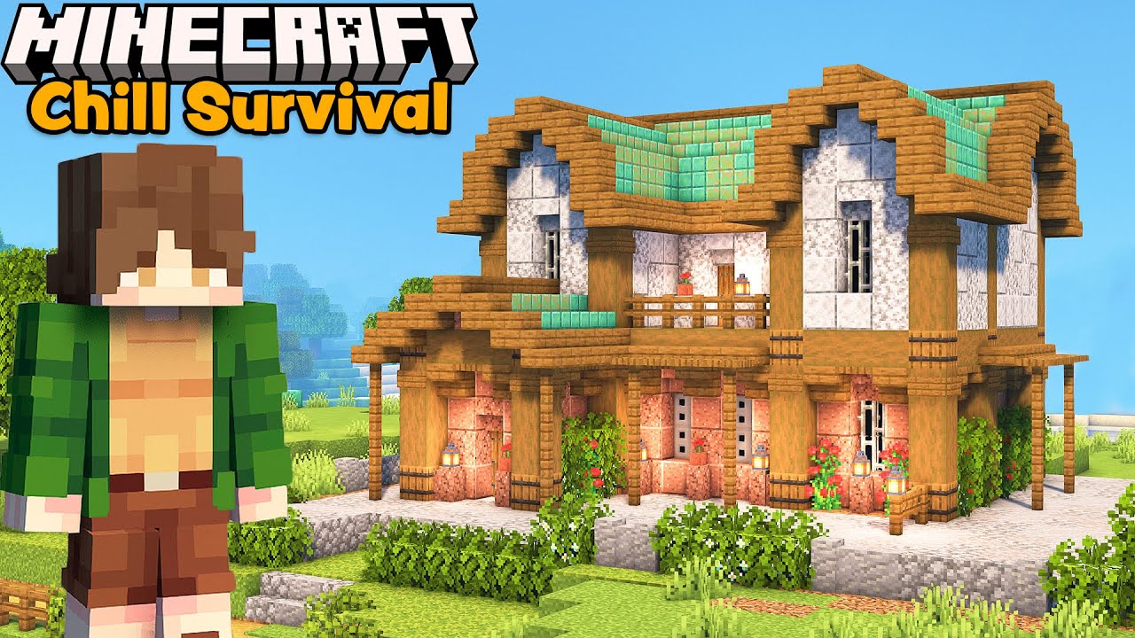 I Built a Cottagecore Iron Farm - Minecraft Chill Survival Let's Play
