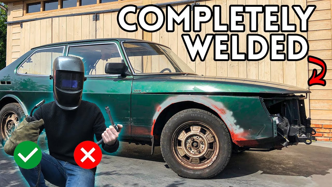 Замена самого сложного крыла, которое я когда-либо встречал | Возрождение Saab 900 Classic | Часть 8
