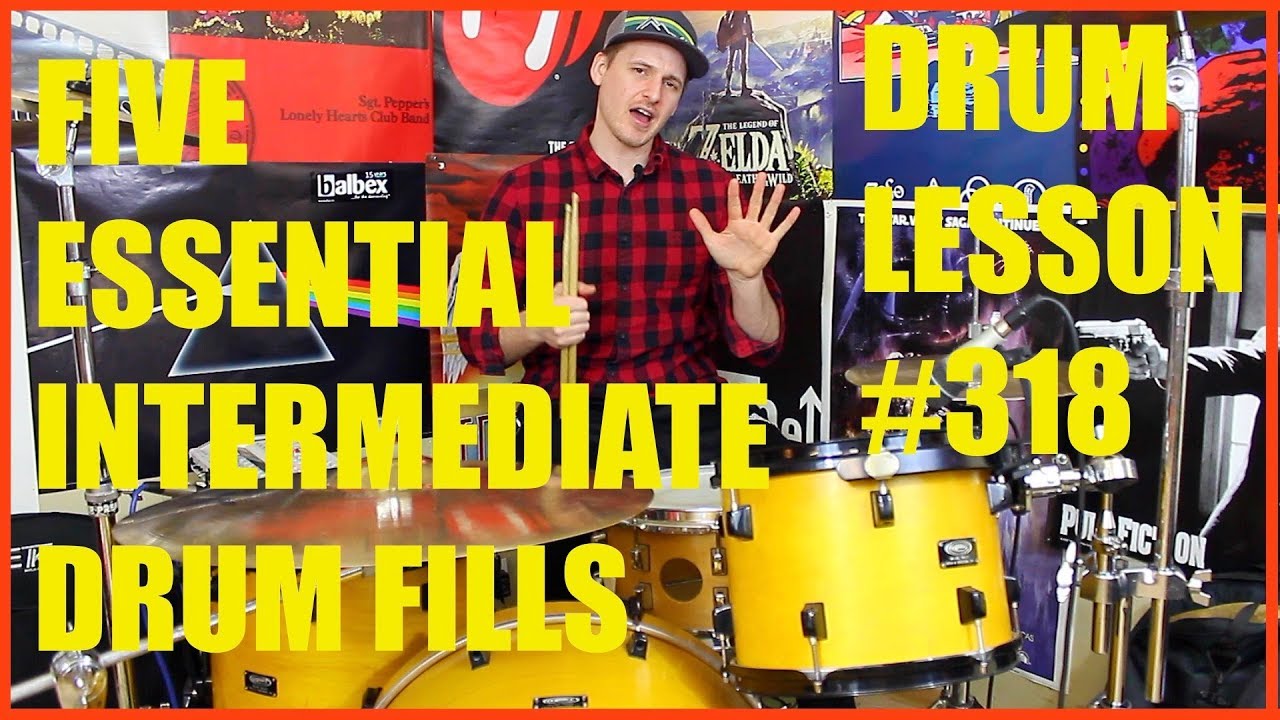 5 Essential Intermediate Drum Fills - Drum Lesson #318