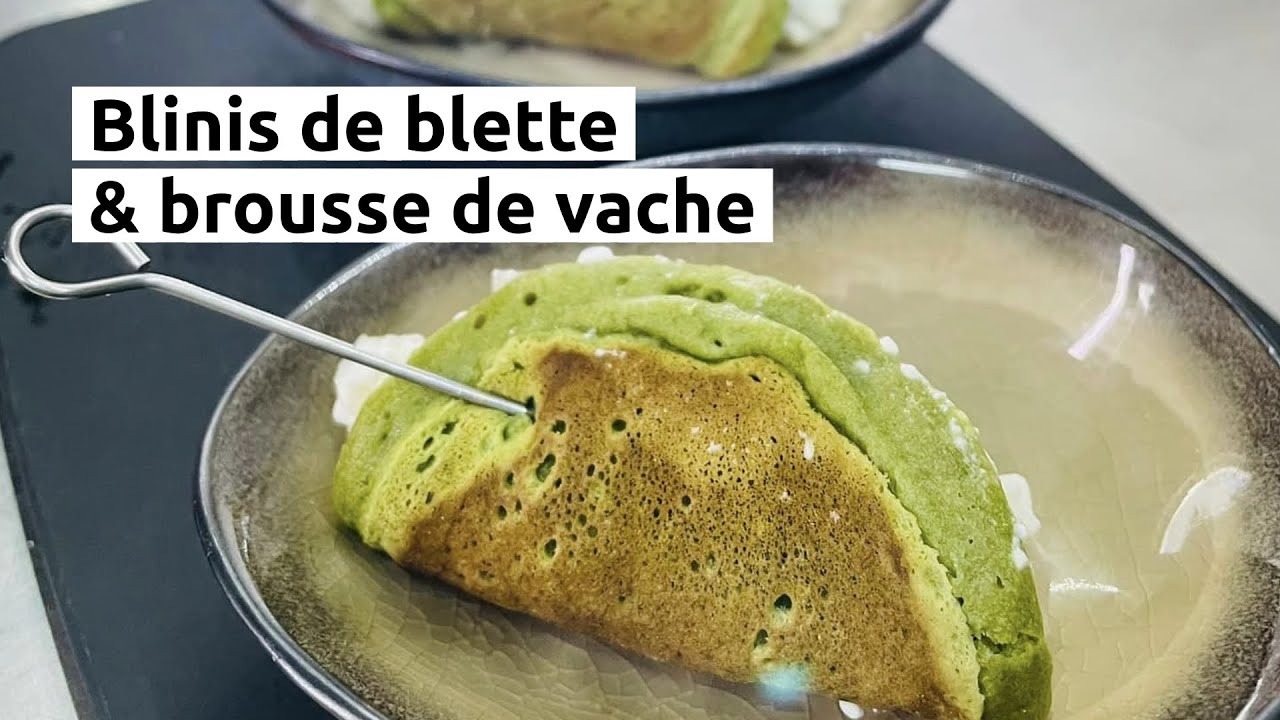 Blinis de blette et brousse de vache