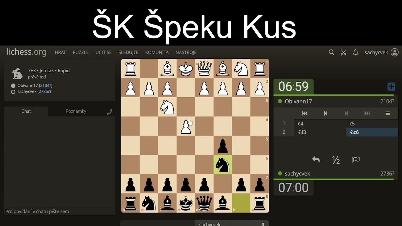 ŠK ŠK Jak přemýšlí velmistr? Šejdí! Co jiného by dělal :-)