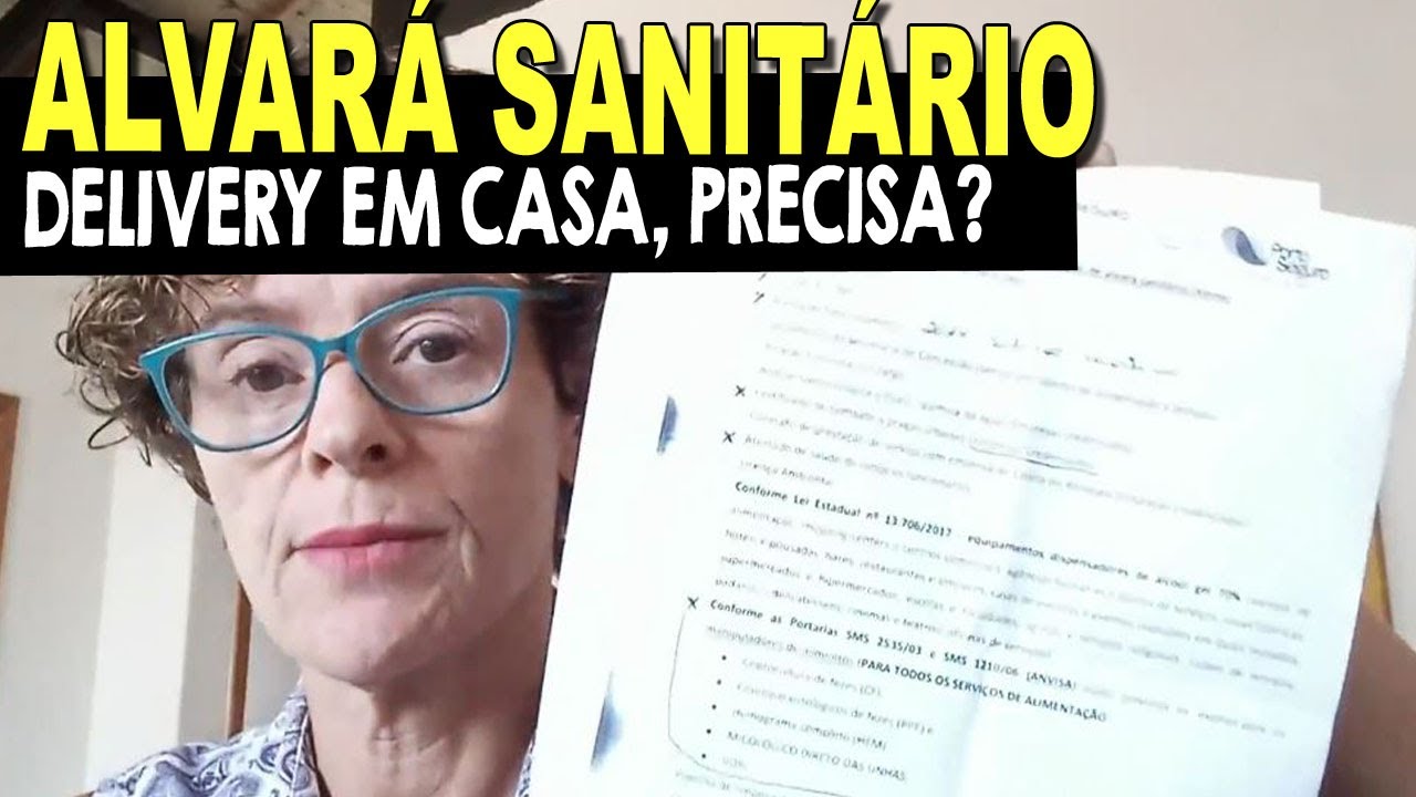 Como tirar alvará sanitário para delivery (em casa ou não)
