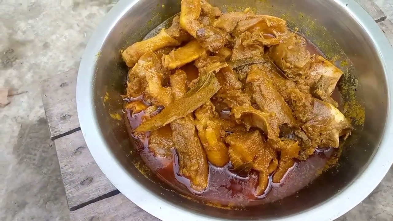 মাটির চুলায় হাঁসের  মাংস  ভুনা #nihalsmomvlogs
