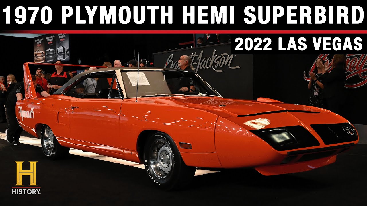 WORLD RECORD // 1970 Plymouth HEMI Superbird // BARRETT-JACKSON 2022 LAS VEGAS