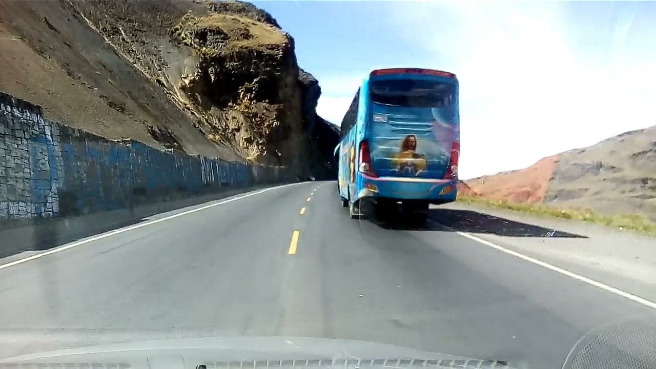 CARRETERA: LA PAZ - COROICO. TRAMO: RETEN URUJARA - CRISTO DE LA CUMBRE. EN LA PAZ - BOLIVIA