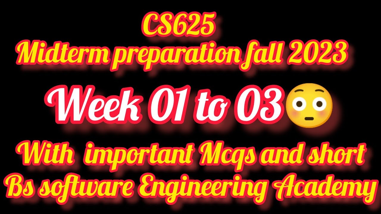CS625 (Professional practices) Midterm preparation fall 2023 || 
