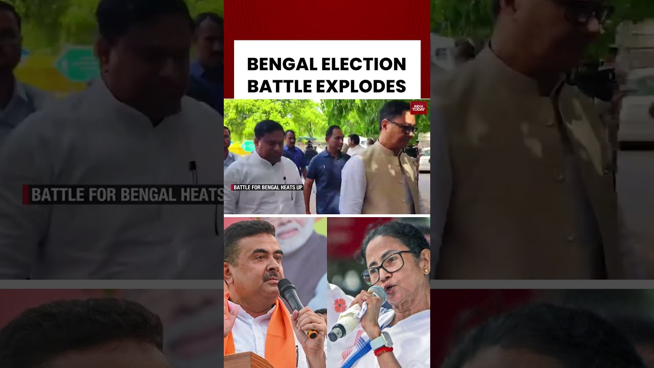 Bengal Elections: BJP vs TMC War Intensifies | New Controversy Erupts #westbengal #election #mamta