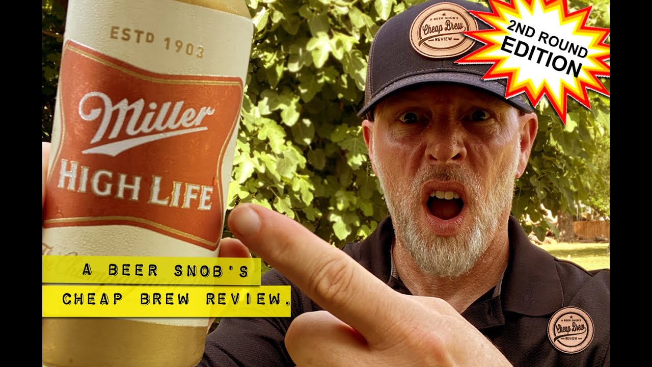 Miller High Life Beer Review Revisit by A Beer Snob's Cheap Brew Review