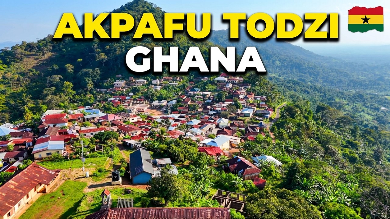 Акпафу Тодзи с высоты птичьего полета 🇬🇭 | Потрясающие виды с дрона 2026
