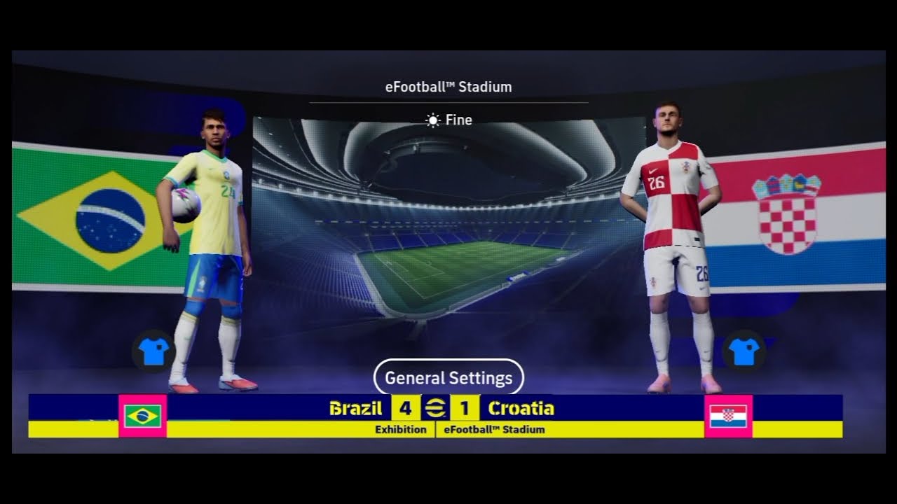 Brazil vs Croatia 4–1 🔥 | Brazil DOMINATES | eFootball Gameplay