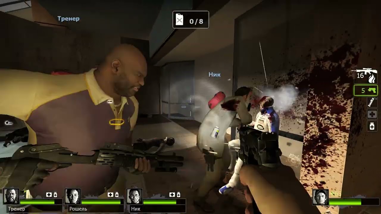 Вымерший центр — Глава 4: Атриум (попытка 1) | Left 4 Dead 2