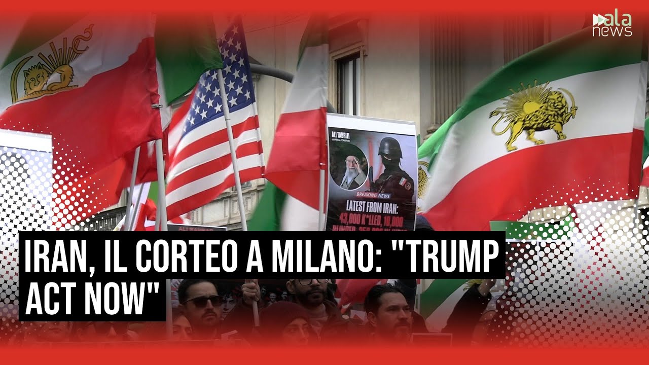 Iran, a Milano in migliaia al corteo contro il regime: 