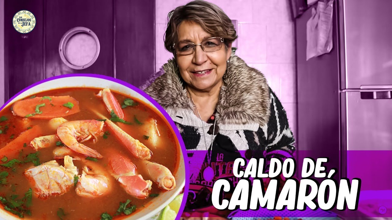 ¿Cómo preparar CALDO DE CAMARON casero?